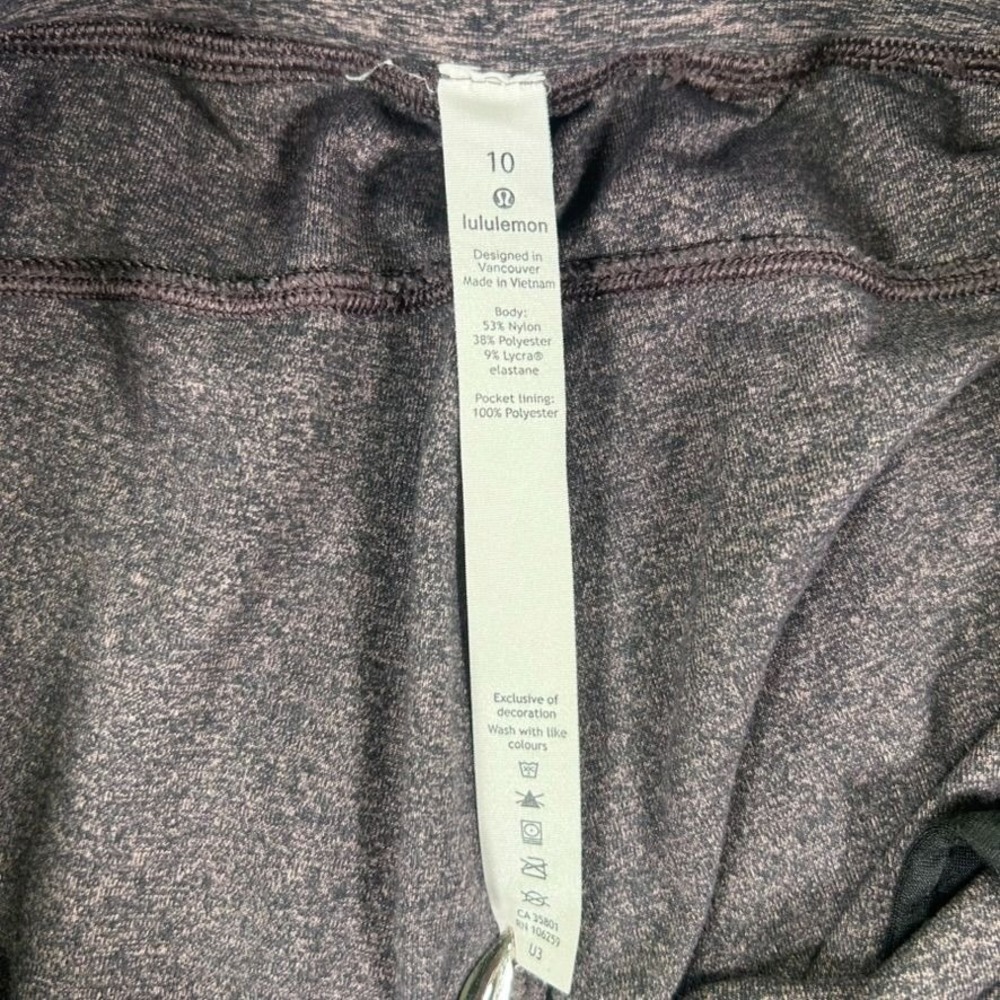 Lululemon Ready To Rulu Pant Womens 10 Heathered Plum Joggers Athleisure Workout - Picture 5 of 11
